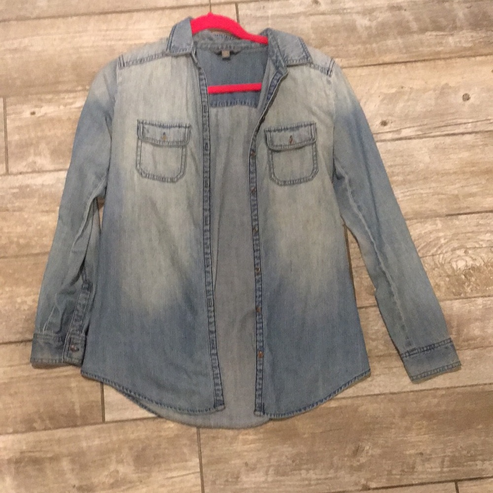 Jean Oversized Button Down